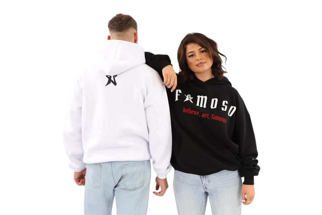 FAMOSO GRANDE BLACK - OVERSIZED HOODIE