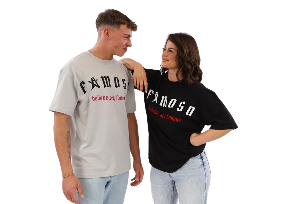 FAMOSO GRANDE BLACK - OVERSIZED TEE