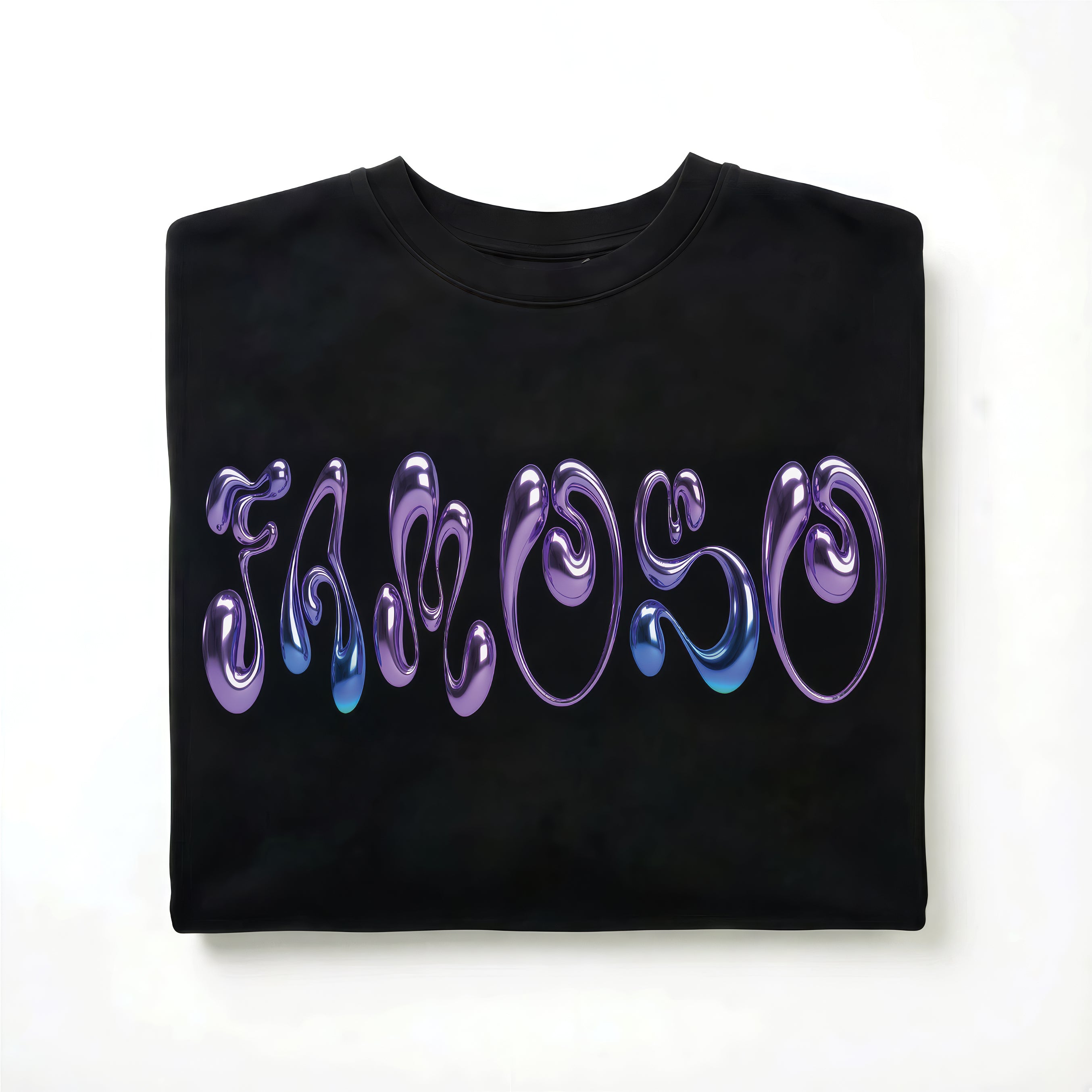 FAMOSO BUBBLE BLACK TEE