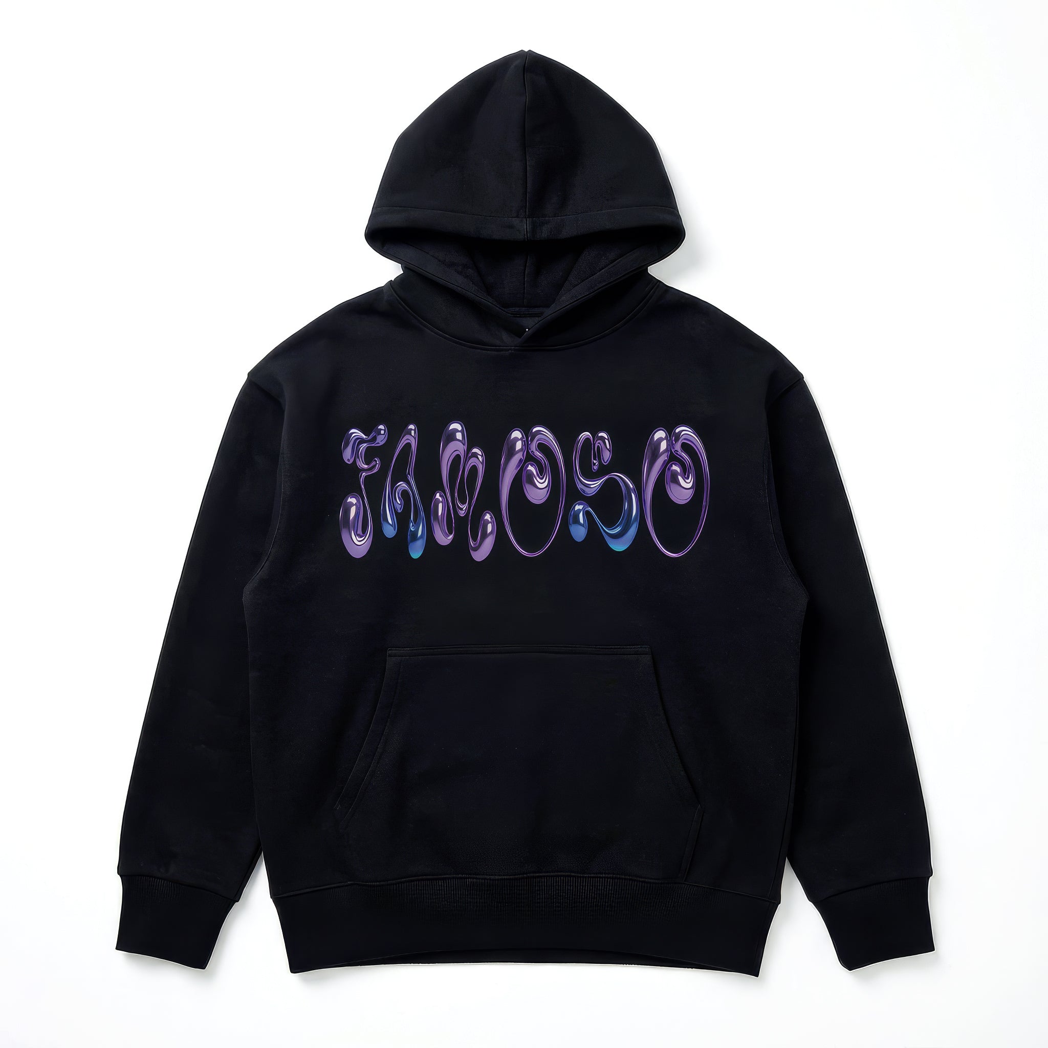 FAMOSO BUBBLE BLACK HOODIE