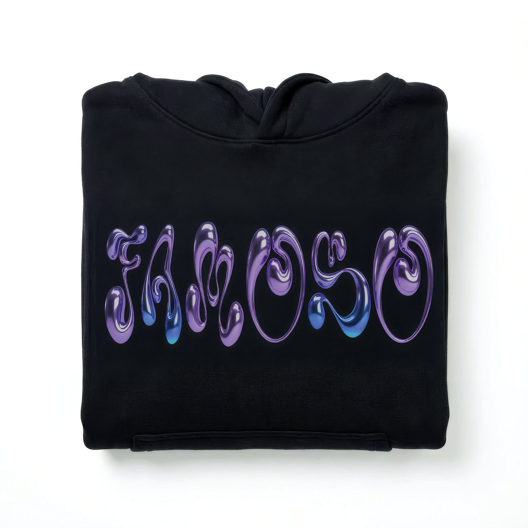 FAMOSO BUBBLE BLACK HOODIE