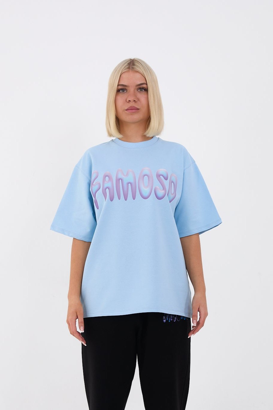 FAMOSO CHEWING GUM  BABYBLUE TEE