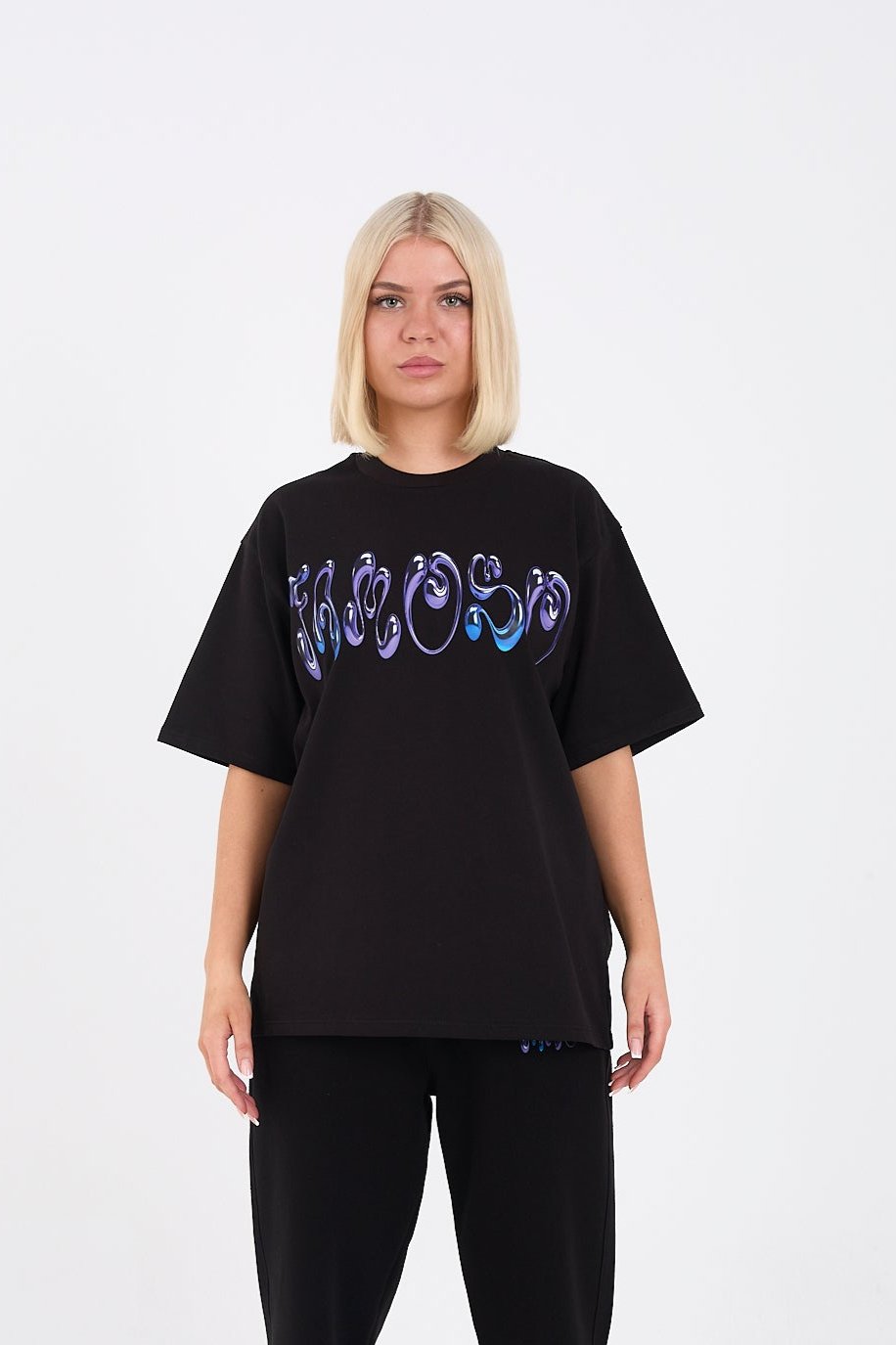 FAMOSO BUBBLE BLACK TEE