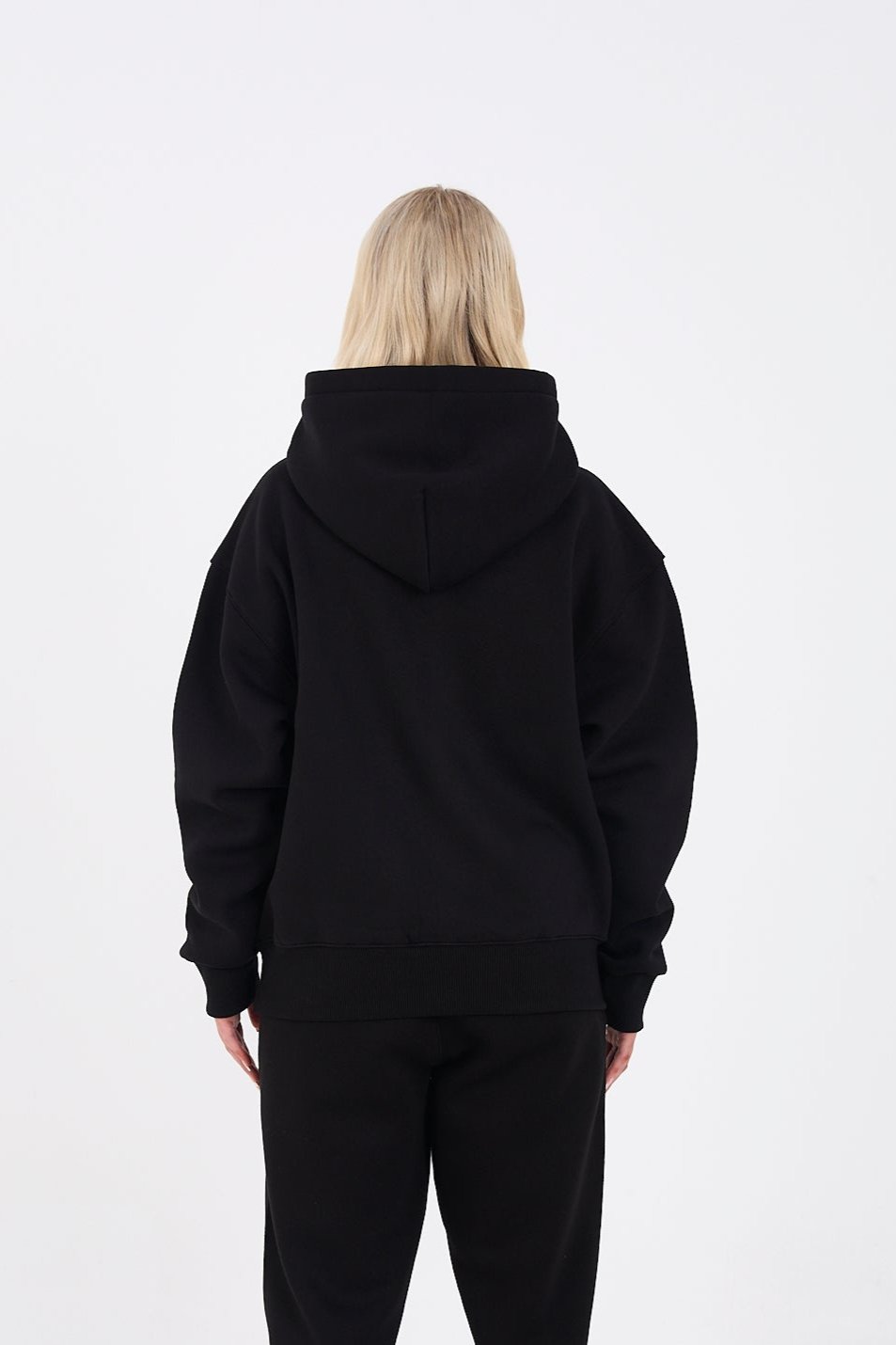 FAMOSO BUBBLE BLACK HOODIE