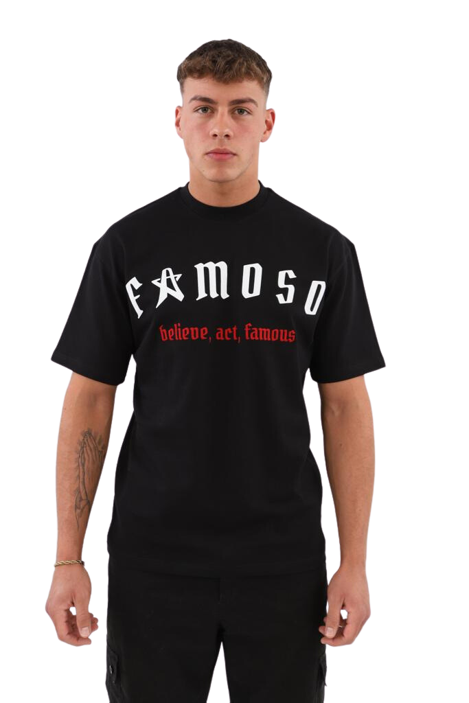 FAMOSO GRANDE BLACK - OVERSIZED TEE