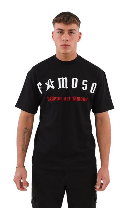 FAMOSO GRANDE BLACK - OVERSIZED TEE